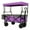 Purple, variant on Hassch Large Collapsible Wagon w/Removable Canopy, 480lbs Foldable Garden Cart with All-Terrain Wheels, Heavy Duty Outdoor Utility Camping Beach Stroller with Adjustable Handle and Cooler Bag, Purple
