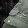 thumbnail image 3 of Winter Coat for Women Sherpa Fleece Lined Thicken Padded Jacket Plus Size Insulated Hooded Warm Outwear with Pocket, 3 of 6