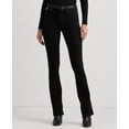 thumbnail image 5 of Lauren Ralph Lauren Women's Satin-Stripe High-Rise Boot Jeans - Black Wash, 5 of 6