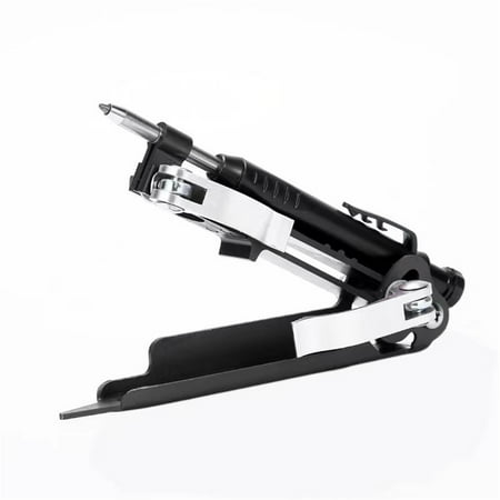 

Clearance！Yshop Measuring Tools Multi-Function Scribing Tool: Aluminum Alloy DIY Woodworking Deep Hole Line Maker Precision Measuring Black