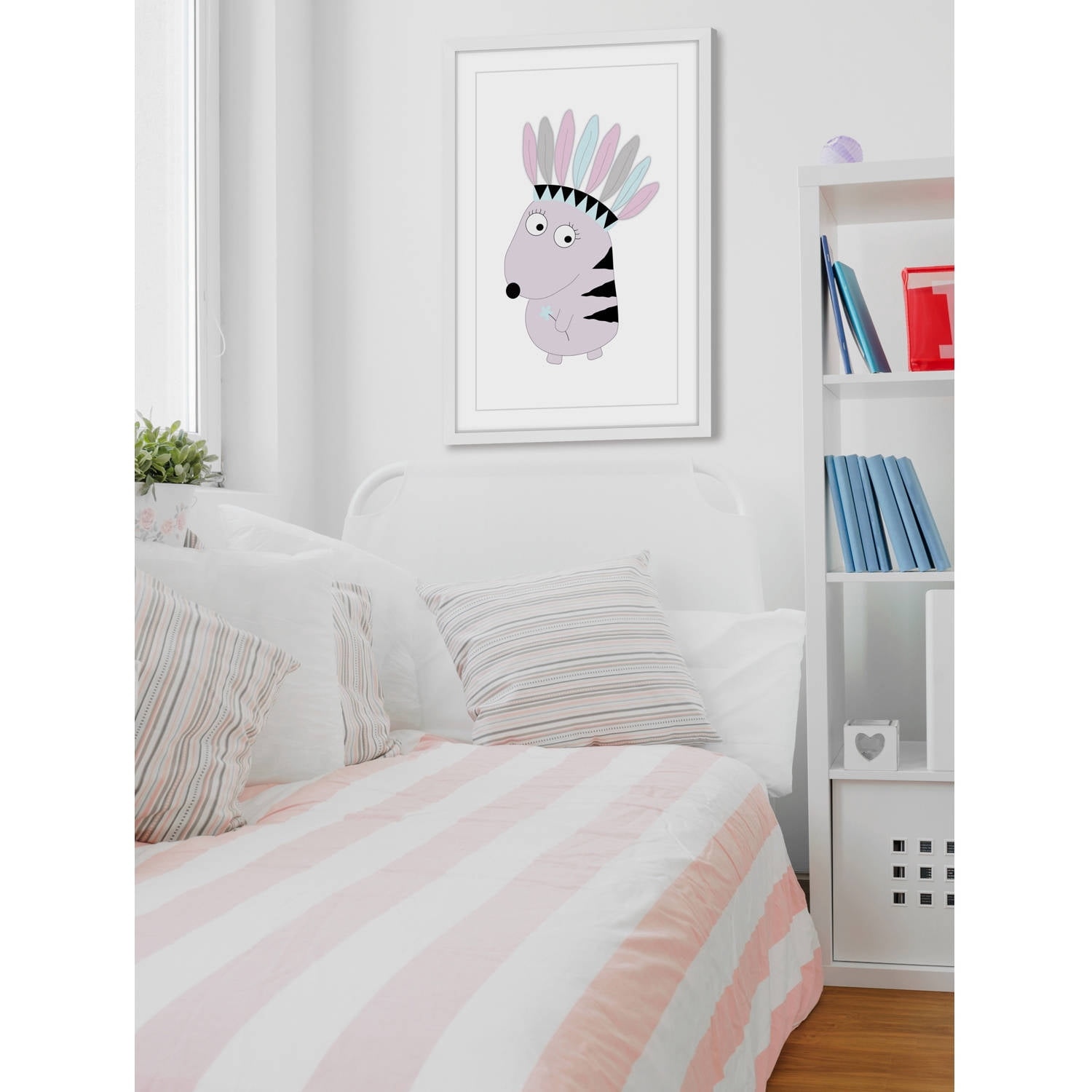 Marmont Hill "Pastel Feathers" by Katarina Snygg Framed Painting Print
