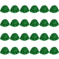 thumbnail image 5 of CUGBO 24Pcs Cheerleading Pom Poms, Handle Metallic Foil Flower Ribbons for Dance Sports Game Party (Blue), 5 of 14