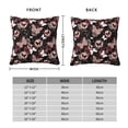 thumbnail image 2 of Pofeuu Butterfly Print Double-sided plush pillowcase Square Throw Pillow Covers Pillows Cover for Living Room Bedroom Sofa Couch Cushion Cover（No pillow core）-26"x26", 2 of 7