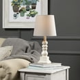 thumbnail image 3 of Conrad 18.5" Distressed White Resin Table Lamp, 3 of 3