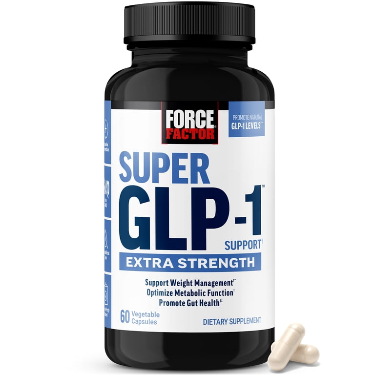 natural glp 1 drugs Force Factor Extra Strength GLP-1 Support with Lemon Flavonoid Blend,  Chromium & Banaba Extract to Support Metabolism, Weight Management & Body  Composition, 60 Capsules