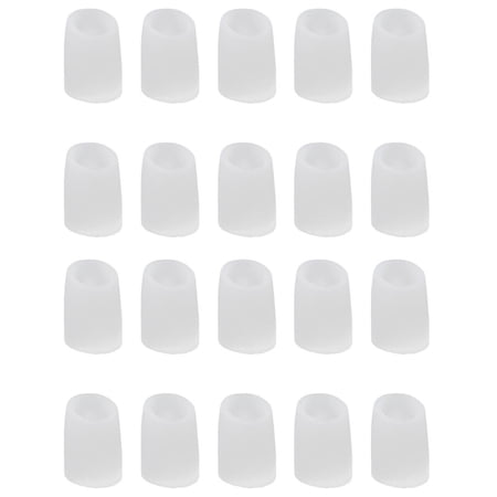 20pcs Silic Toe Separator Bunion Cover Foot Cushion L