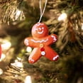 thumbnail image 5 of Dualoai Christmas Hanging Ornament Traditional Sweet for Wall Festivals Themed Party Gingerbread Man, 5 of 7