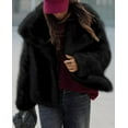 thumbnail image 4 of PRETTYGARDEN Womens Winter Coats Trendy Long Sleeve Furry Faux Fur Jackets Button Lapel Warm Fall Outwear with Pockets, 4 of 9