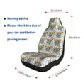 thumbnail image 5 of Sikiie Sea Turtle Car Seat Covers 2PCs Front Car Seat Covers Universal fit for Most Cars SUVs and Trucks-1, 5 of 9