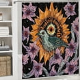 thumbnail image 6 of BCIIG Bird Third Eye Shower Curtain Set with Hooks, Colorful Luxury Graphic Printed Polyester Cloth Bathroom Decoration Set, 100% Polyester Fiber Waterproof Shower Curtain for Bathroom 36"x72, 6 of 7