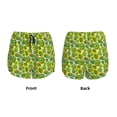thumbnail image 5 of Lsque Watercolor Kiwi Fruits Summer Printed Women's Running Shorts with Liner Pockets,Elastic Quick Dry Workout Athletic Gym Yoga Shorts,Womens High Waist Shorts-Small, 5 of 9