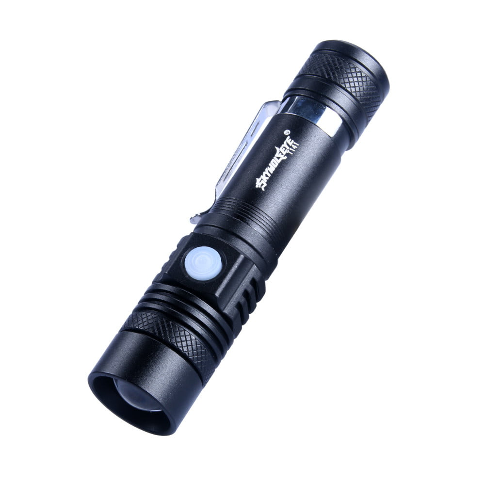 Tactical 20000LM Flashlight T6 LED High Power 3Mode Zoomable Torch Camping Light 