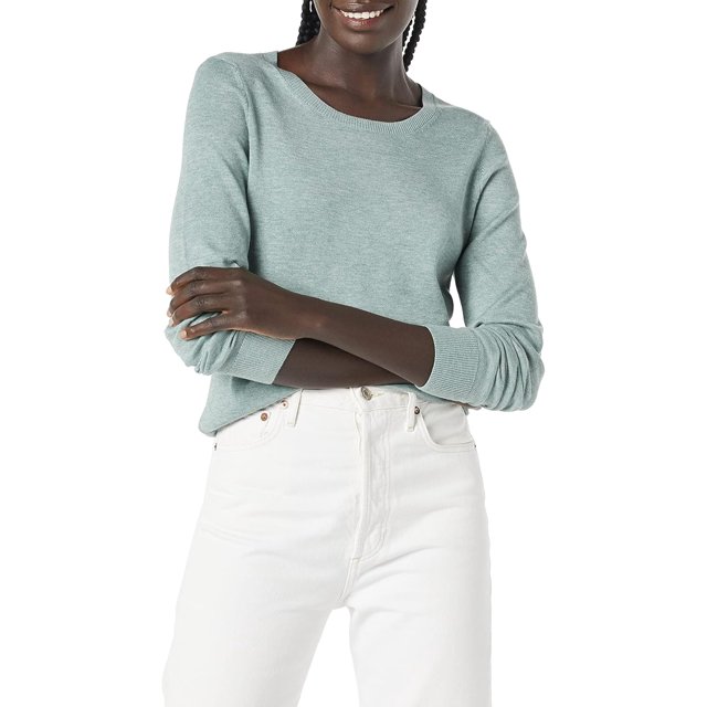 walmart Essentials Womens Lightweight Crewneck Sweater