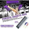 thumbnail image 4 of NN Magnetic Socket Organizer Holder Set – 3-Piece Tool Organizers Including 1/4", 3/8" and 1/2" Drive Socket Holder Metric 68 Pieces Socket Trays (Sockets are not Included) Purple, 4 of 14