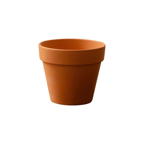 YardChic 6 Inch Terracotta & Clay Pots with Saucer for Plants, Round Terracotta Clay Pot, Terra Cotta Plant Pots with Drainage Hole, Breathable Terra Cotta Pot for Indoor Outdoor Plants, Crafts Favor