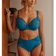 thumbnail image 4 of Panache Rocha Low Front Balconnet Underwire Bra (10341),32H,Peacock Blue, 4 of 5