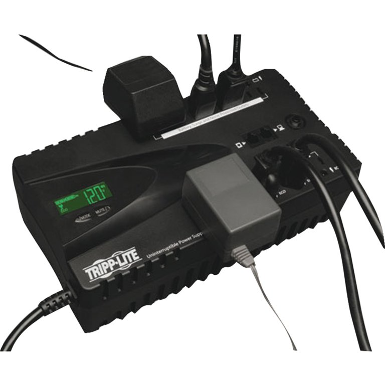 Tripp Lite® Eco650lcd Eco Series Energy-saving Standby Ups System With  Port, Lcd Display & Outlets (650va; 8 Outlets)