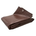 thumbnail image 2 of Harpster Tarps 8 ft. x 10 ft. Super Heavy Duty Brown 8 oz. Polyethylene Tarp - 16 Mil Thick, 2 of 6