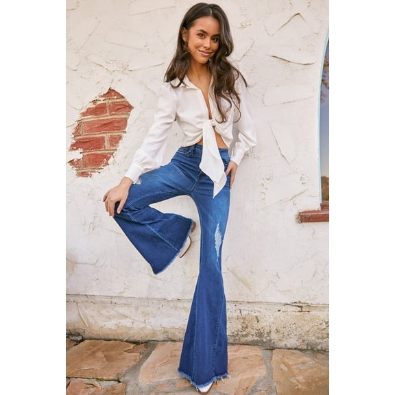 High Rise Savannah Extreme Fit & Flare Jeans