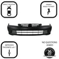 thumbnail image 3 of DCP Front Bumper Cover Fascia for 2001 2002 Honda Accord Sedan 01 02 DX EX LX SE VP, 3 of 7