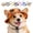 Art, variant on Adjustable Cotton Dog Sun Hat with Ear Holes, Tie Dye Printed Breathable Pet Trucker Hat UV Protection Outdoor Cap for Small Medium Dogs & Cats
