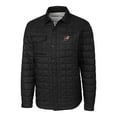 thumbnail image 2 of Men's Cutter & Buck Black Arkansas Razorbacks Rainier PrimaLoft Eco Insulated Quilted Button-Up Shacket, 2 of 3