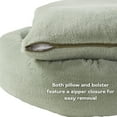 thumbnail image 5 of Ryder Faux Fur Cuddler Donut Bed, Medium, Pistachio, 5 of 5