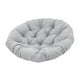 thumbnail image 2 of Cojín para silla colgante de jardín, elegante, multiusos, grueso, redondo, para suelo Gris claro, 2 of 9