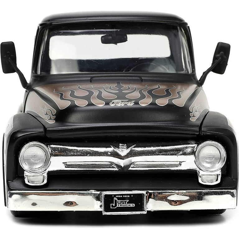JADA TOYS 1956 Ford F-100 Diecast Car Collectible, 1/24