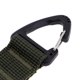 thumbnail image 4 of Mochila de nailon para senderismo al aire libre con mosquetón triangular de doble extremo ejercito verde, 4 of 7