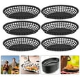 thumbnail image 2 of SHISUYAN Panier de Rangement en Plastique Noir pour Collations et Divers 10 Pcs Conteneur Décoratif Réutilisable, 2 of 8