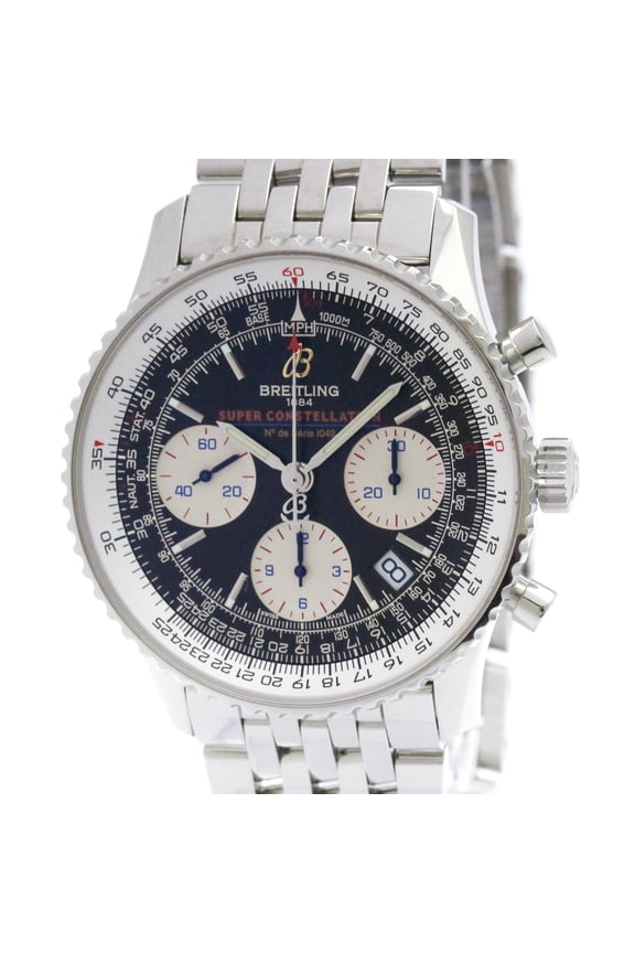 Pre-Owned BREITLING Navitimer Steel Automatic Mens Watch A23322 Polished