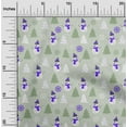 thumbnail image 2 of oneOone Georgette Viscose Light Mint Green Fabric Christmas Winter Theme Diy Clothing Quilting Fabric Print Fabric By Yard 42 Inch Wide, 2 of 6