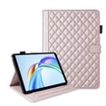 thumbnail image 3 of for Honor Pad X7 2025/Honor Tablet X7 2025 8.7 inch Case, Rhombus Pattern Multiple Viewing Angles Stand Slim Folio Cover (Rose Gold), 3 of 6