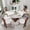 Pandora White, variant on LovingAHome Modern Dining Table for 4-6, 53" Pandora White Sintered Stone Tabletop with Copper Stainless Steel Base for Kitchen (Table Only)