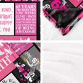 thumbnail image 4 of LHSHID 65th Birthday Gifts for Women Blanket65th Birthday Decorations for WomenGifts for 65 Year Old WomanGifts for 65th BirthdayBirthday Gifts for WomenHerSisterThrow Blanket 40"x50", 4 of 7
