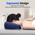 thumbnail image 3 of Almohada facial para masaje, reposacabezas xiaomubiao Multisleep, azul marino, 3 of 7