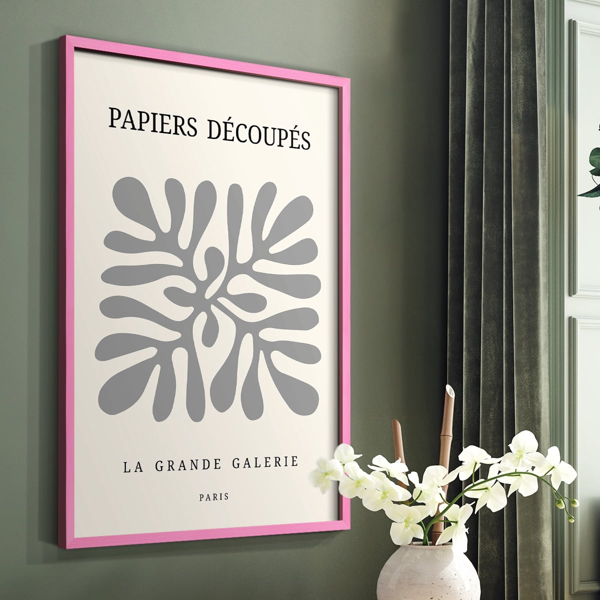 Matisse CCCXC in Pink Solid Wood 8 x 10 Framed Print