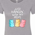 thumbnail image 4 of Inktastic Easter Hangin' with My Peeps Women's T-Shirt, 4 of 5