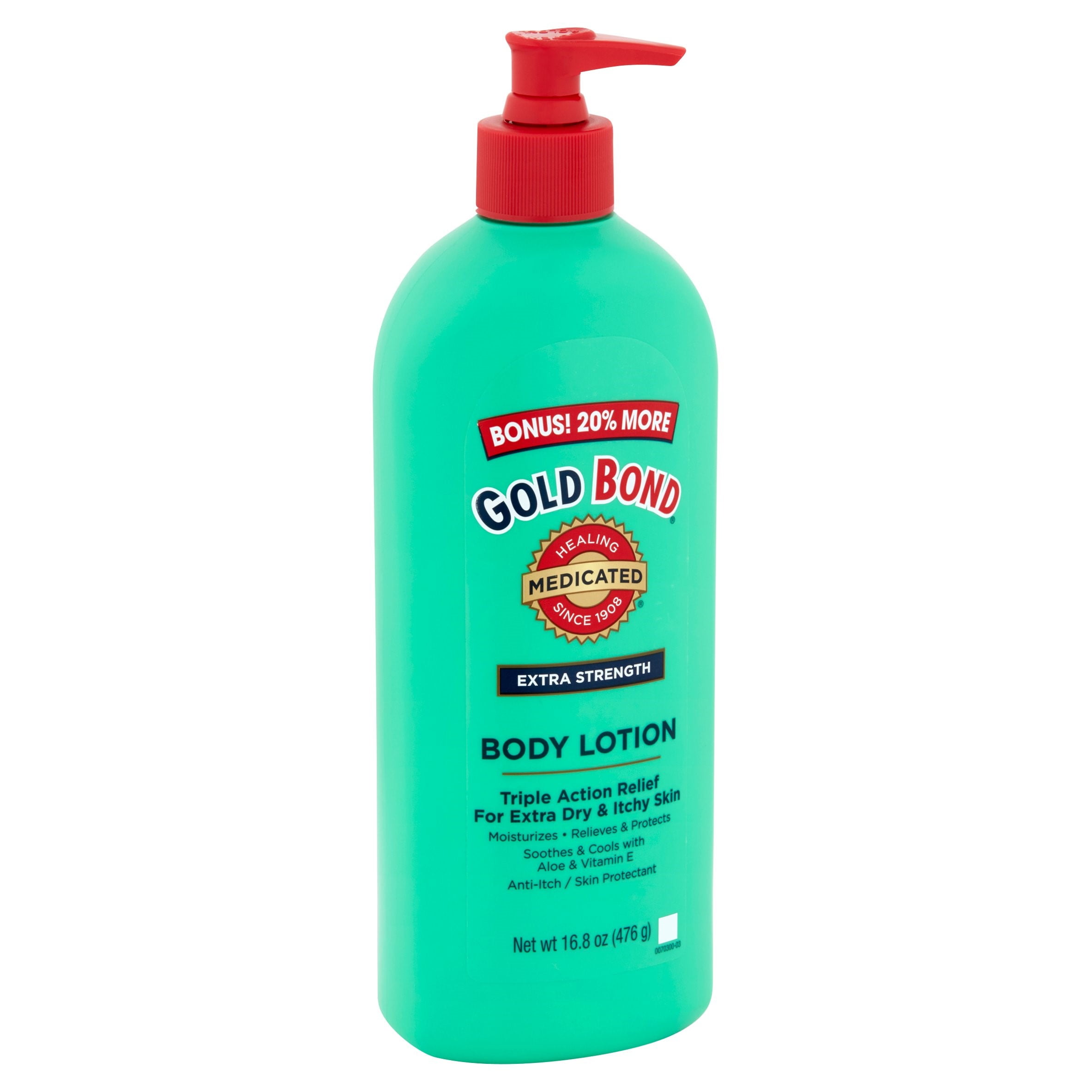 Gold Bond Medicated Extra Strength Body Lotion & Cream with Menthol for Dry, Itchy Skin Relief 16.8 oz
