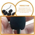 thumbnail image 3 of OULII 50Pcs Black Microphone Windscreen Sponge Covers Replacement Mic Shield for Ktv Stage and Outdoor Use, 3 of 8