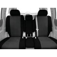 thumbnail image 2 of CalTrend Front 40/20/40 Split Back & 60/40 Cushion EuroSport Seat Covers for 2004-2005 Ford Ranger - FD268-08HB Light Grey Insert with Black Trim, 2 of 3