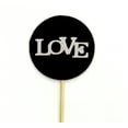 thumbnail image 2 of Darling Souvenir, Love Wedding Cupcake Toppers, Party Dessert Decorations - Pack Of 20, 2 of 3