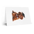 thumbnail image 2 of DistinctInk Greeting Card / Note Card - Dogue De Bordeaux Puppy Graduation - PACK of 5, 2 of 7
