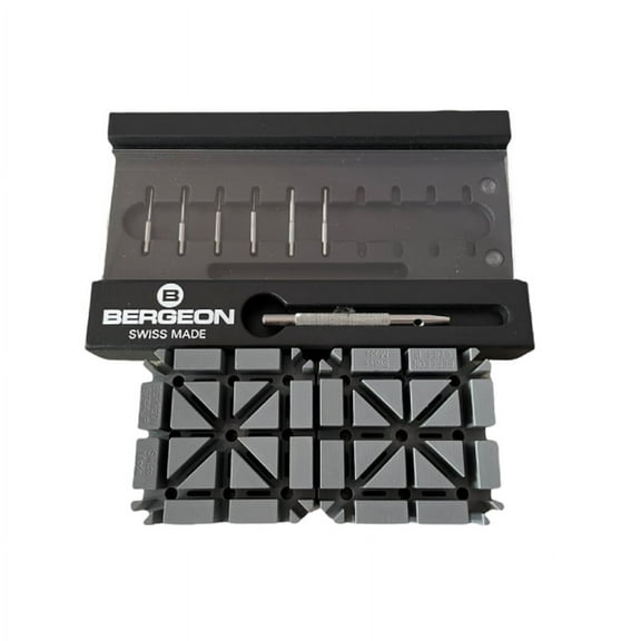 Bergeon 7744 wide watch bracelet pin tool set