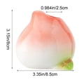 thumbnail image 3 of kyusrd Home Office Decor Specials!Personalized Colorful Peach Ornament Practical Ceramic Candlestick Home Table Romantic Candlelight Dinner Decoration, 3 of 6