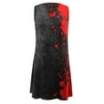 thumbnail image 4 of LEAVINGSUO Deals Clearance Summer Dresses for Women Women Casual Loose Summer Printed Tank Dress Hollow Out Beach Sundress Sleeveless Dresses, 4 of 4