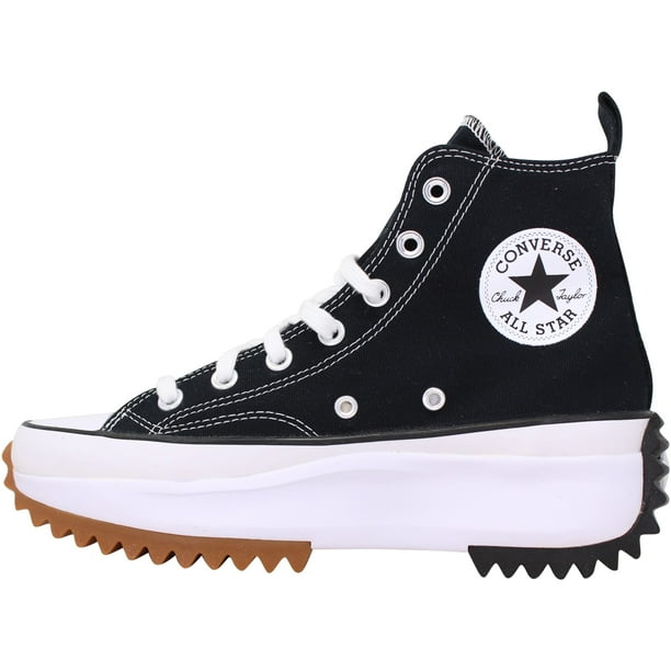 Converse Run Star Hike HI Black White Gum 166800C Men s Size 6