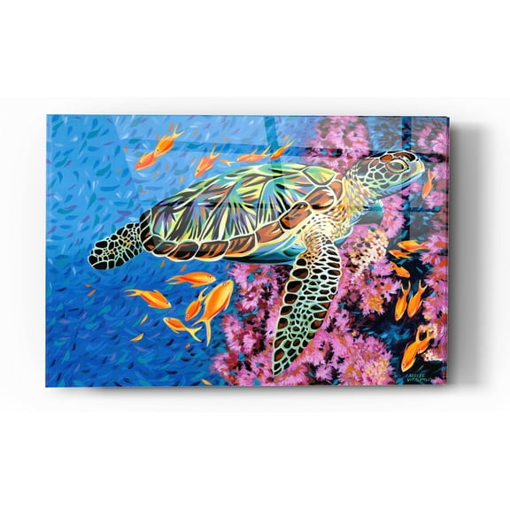 Epic Art 'Cruising Along II' by Carolee Vitaletti Acrylic Glass Wall Art, 24"x36"