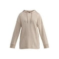 thumbnail image 5 of Time And Tru Women's Tunic Hoodie with Long Sleeves, Size XS-XXXL, 5 of 5